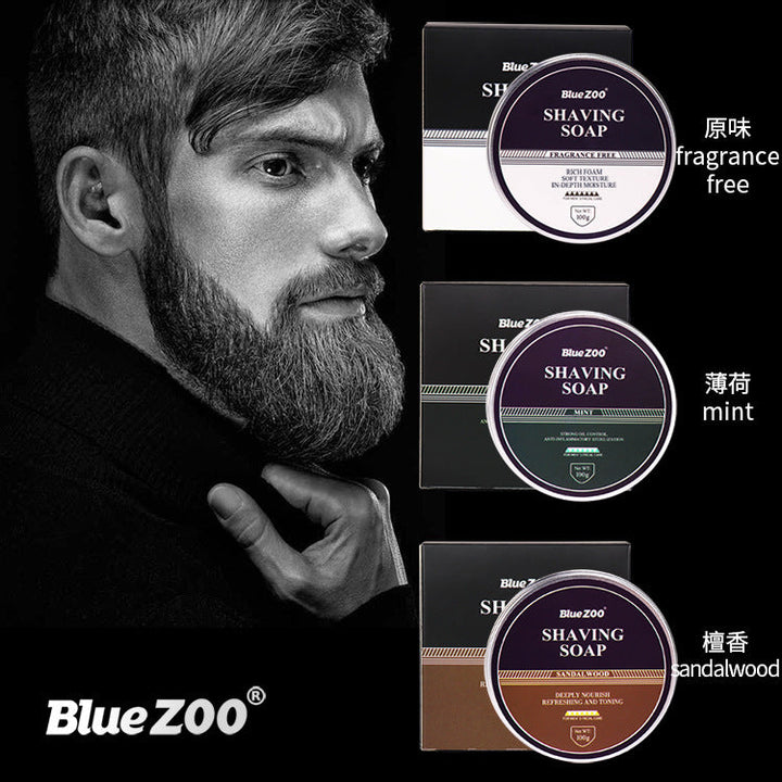 Men's Shaving Soap — Sandalwood Scent for a Soothing