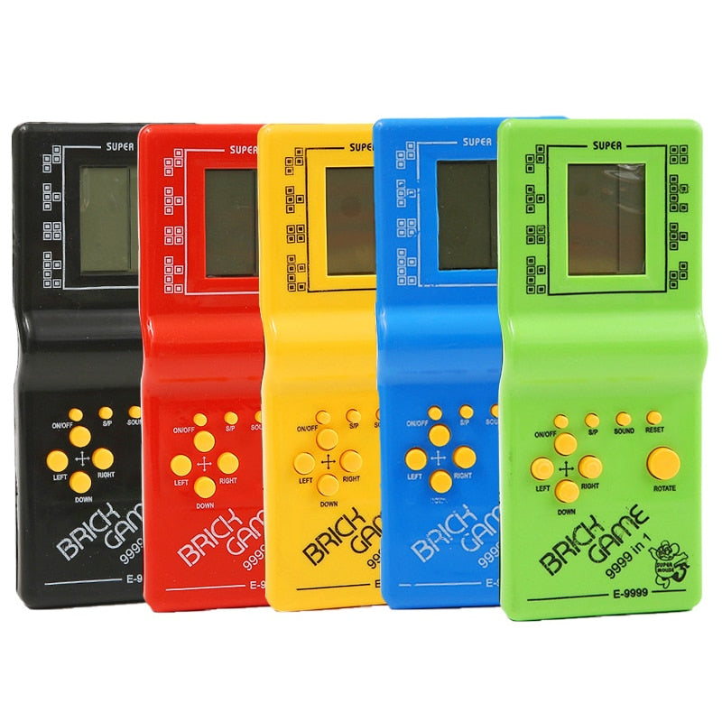 Classic Handheld Tetris Game — Pure Retro Puzzle Fun