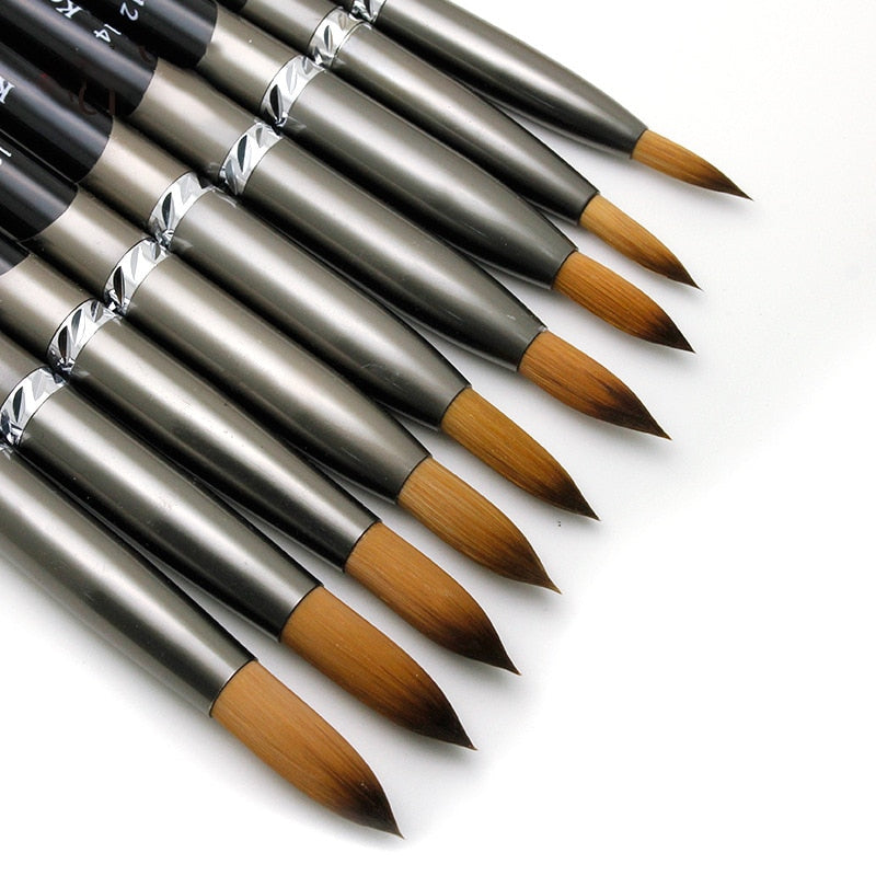 Kolinsky Acrylic Nail Brush — Precision Crystal Pen