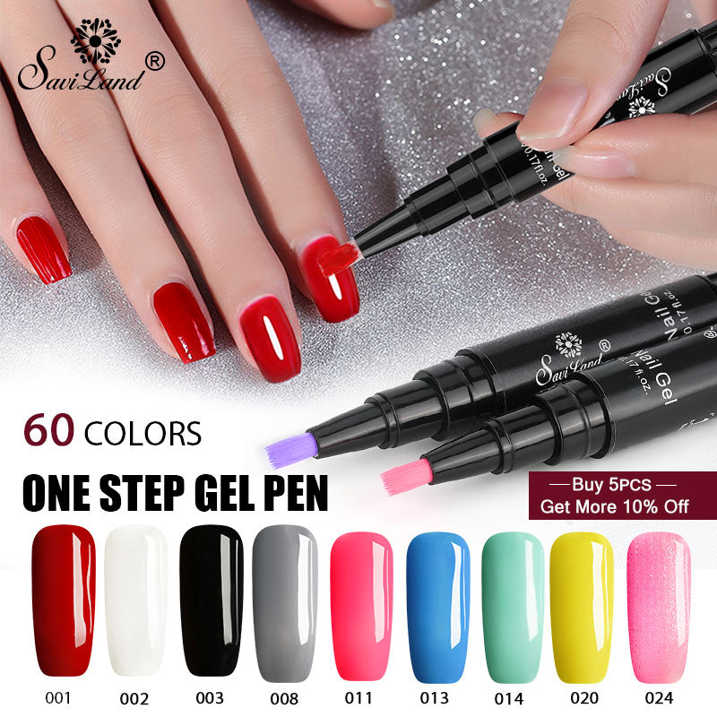 3‑in‑1 Gel Nail Pen — 60 Colors, Salon‑Quality Manicure