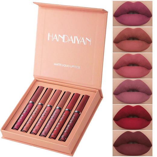 6 Matte Liquid Lipstick Shades Gift Set for Gifting