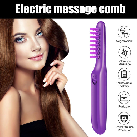 Electric Detangling Brush for Smooth, Frizz-Free Hair