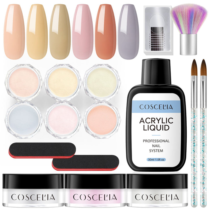 9-Color Acrylic Nail Kit — Salon-Quality Manicures at Home