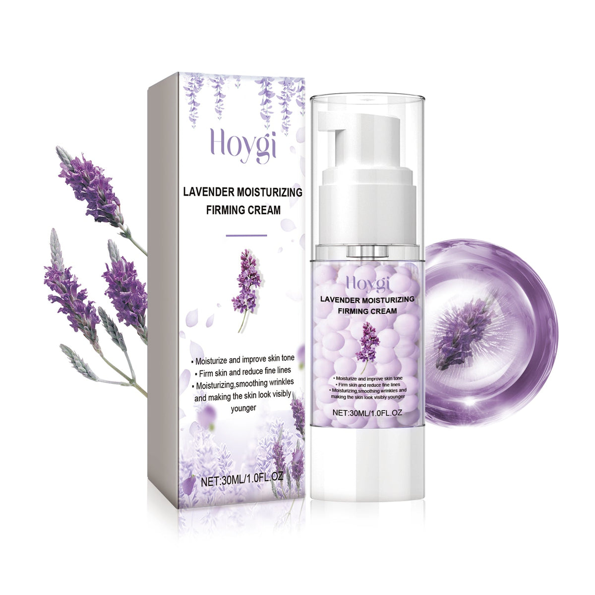 Lavender Firming Cream for Fine Lines and Dry Skin