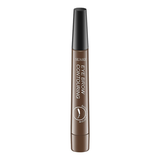 Four-Prong Eyebrow Pen for Natural, Waterproof Brows