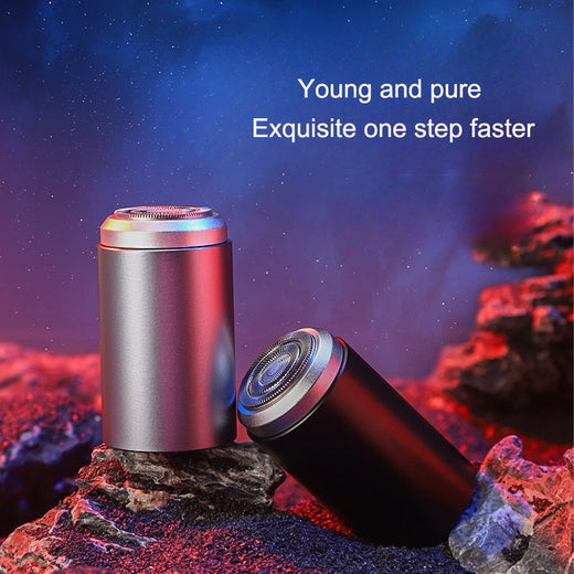 Mini Travel Shaver — Omnidirectional Cutting in