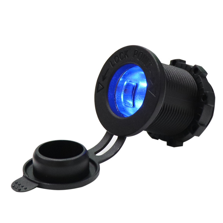 Cigarette Lighter Socket Adapter 12V-24V Waterproof