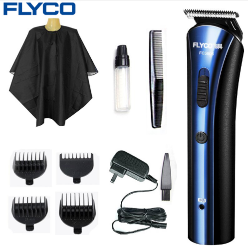 Rechargeable Hair Clipper — 4 Guide Combs, Universal Voltage