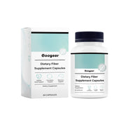 Googeer Dietary Fiber Supplement Capsules box and bottle displayed side-by-side on white background