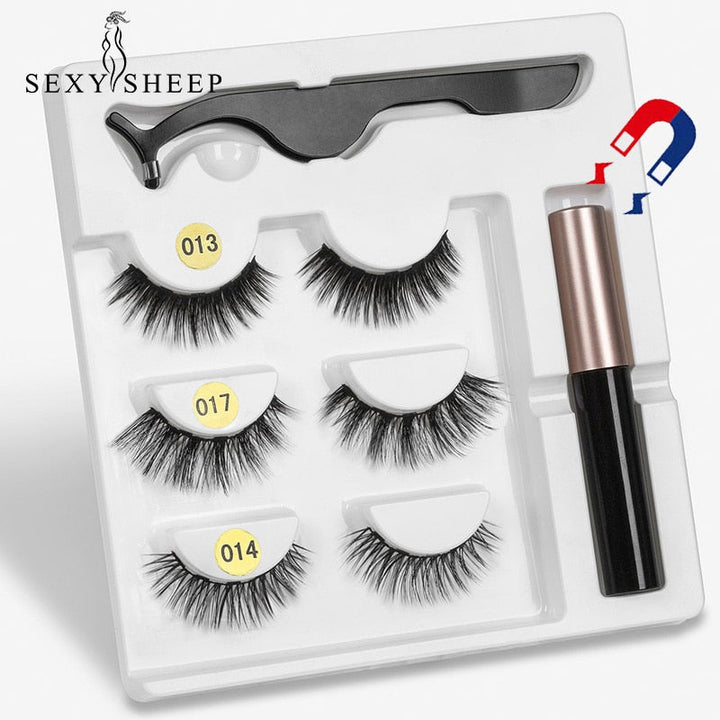 Magnetic Lash Kit: No-Glue Lashes & Waterproof Eyeliner
