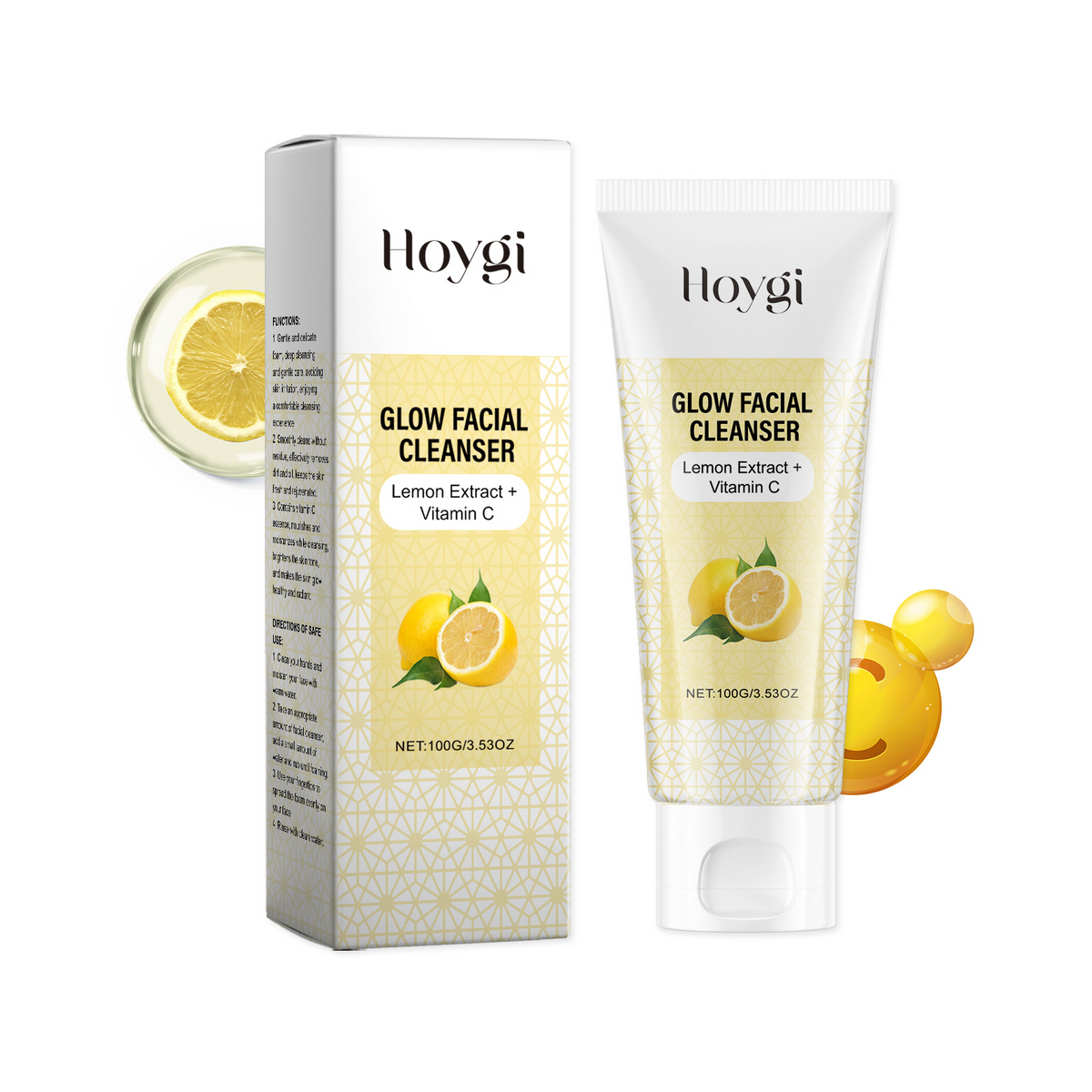 Vitamin C Brightening Cleanser — Radiant, Non‑Tightening