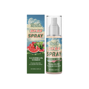 Roxelis Body Spray packaging and bottle displayed with watermelon graphics and clouds