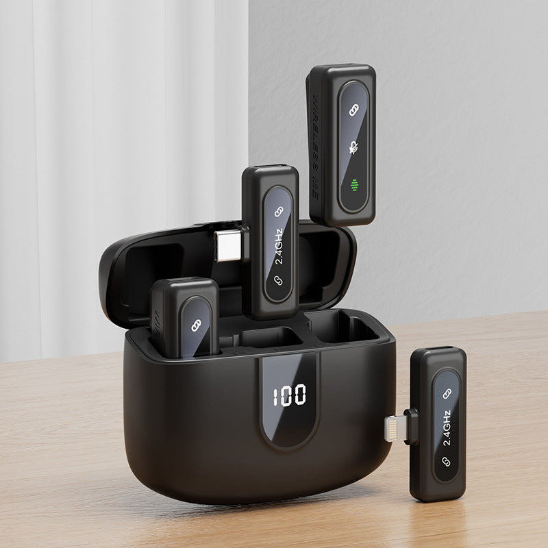 Wireless Lavalier Mic System — Pro Audio with Intelligent