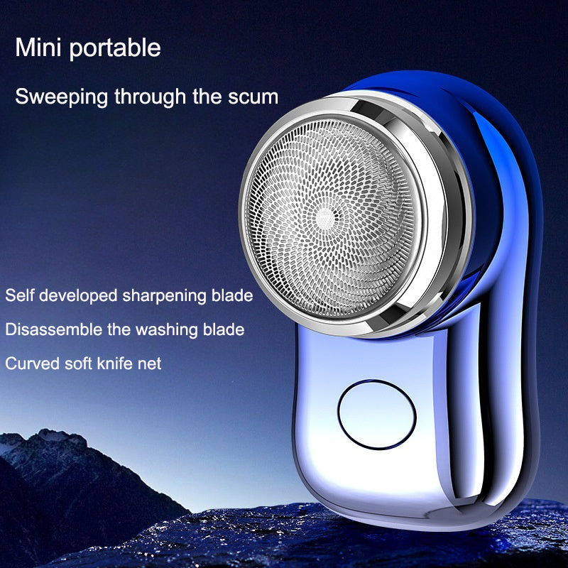 Portable Electric Shaver — Self‑Sharpening, Washable, Car