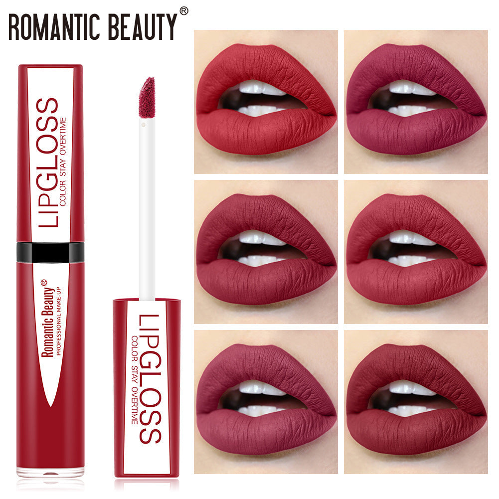 Matte Lip Gloss – Long-Wearing Berry & Burgundy Color