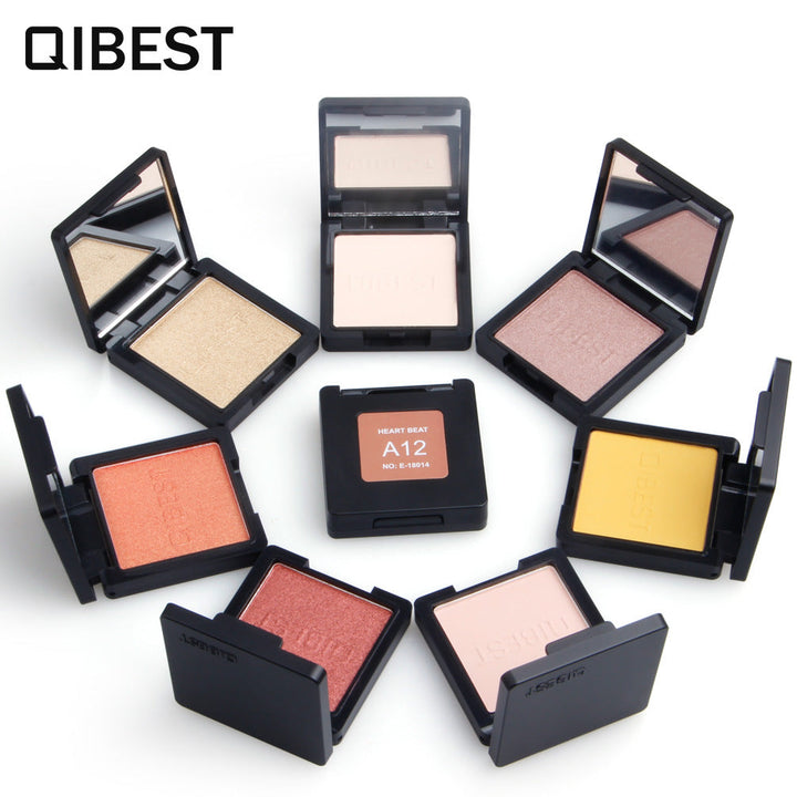 Monochrome Single Eyeshadow Palette With Mirror Compact