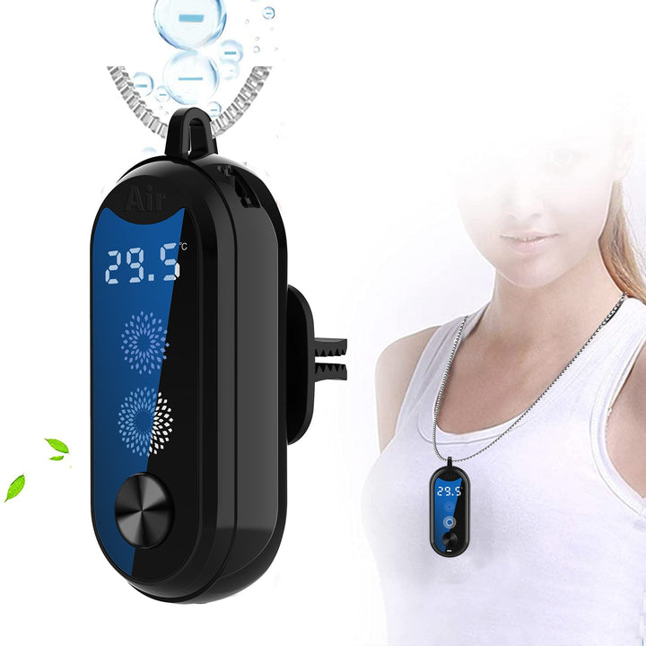 Portable Air Purifier Necklace — Breathe Cleaner on the Move