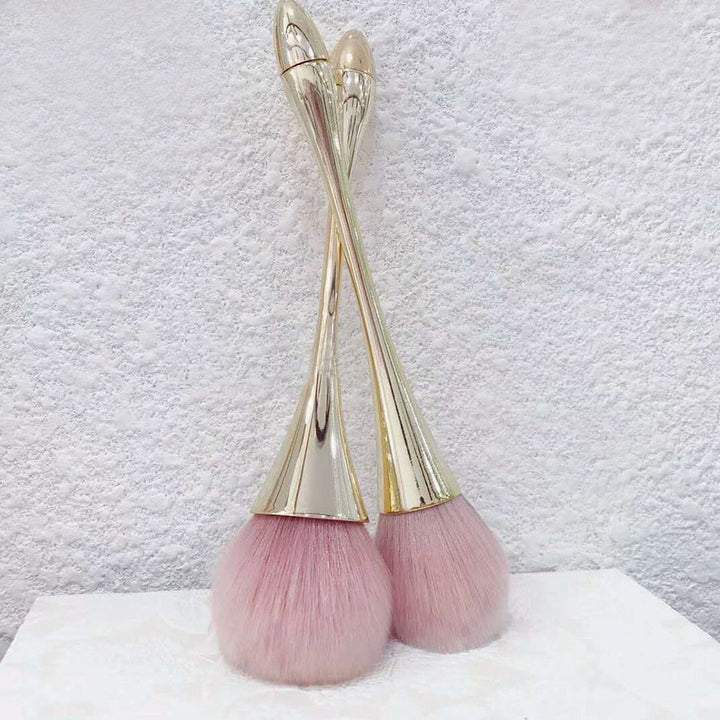 Gold Kabuki Foundation Brush – Flawless Airbrushed Finish