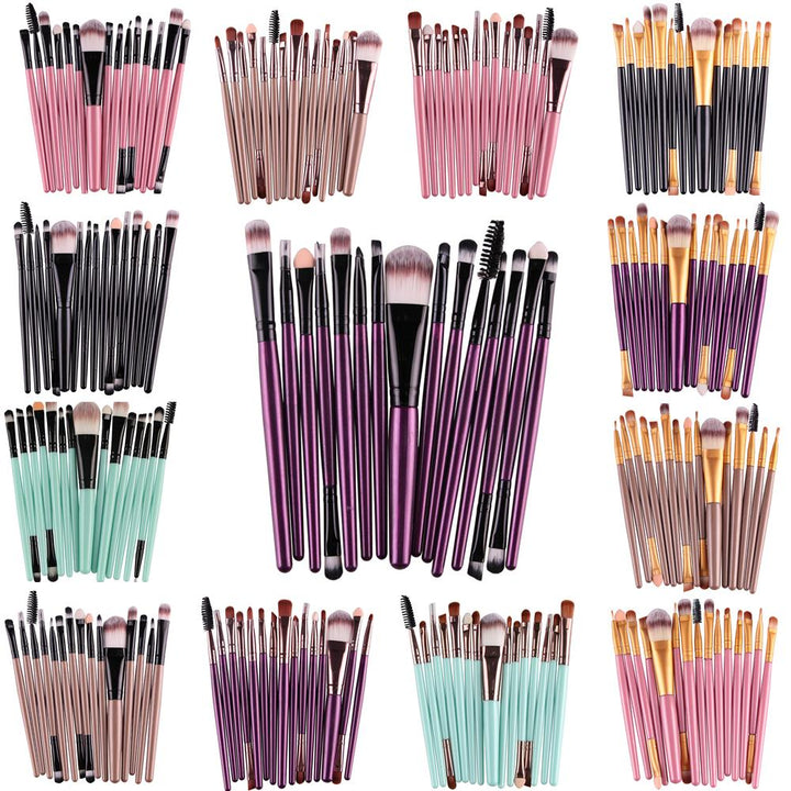 15-Piece Makeup Brush Set for Smooth, Precise Looks
