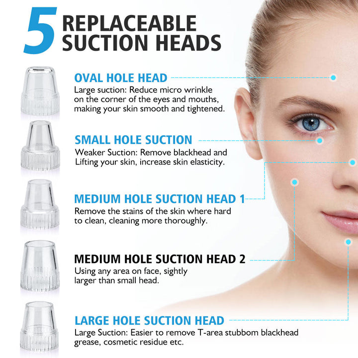 Skin Care Face Deep Pore Acne Pimple Removal Vacuum Suction