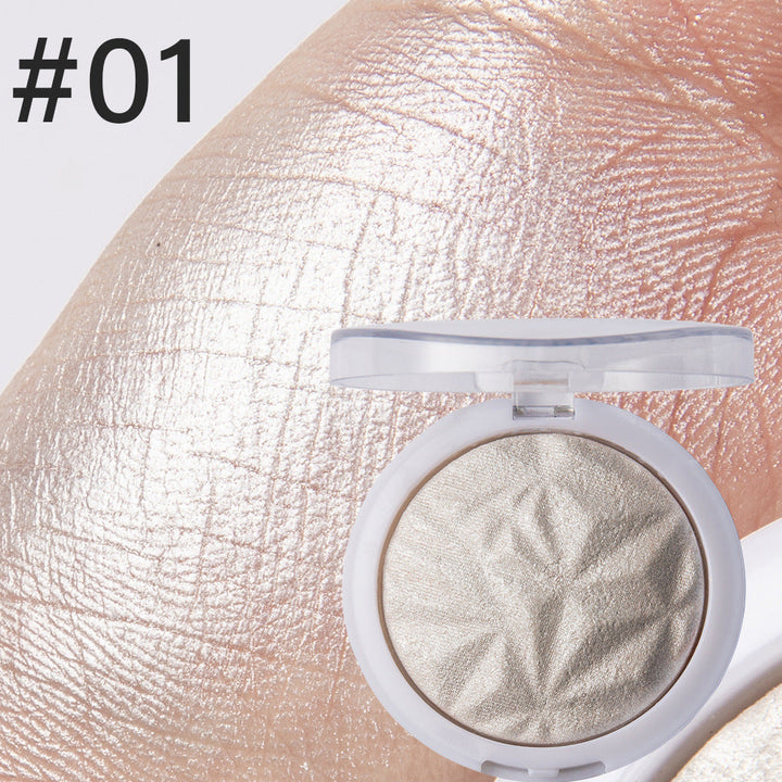 Pressed Highlighter Makeup Powder for Intense Glow