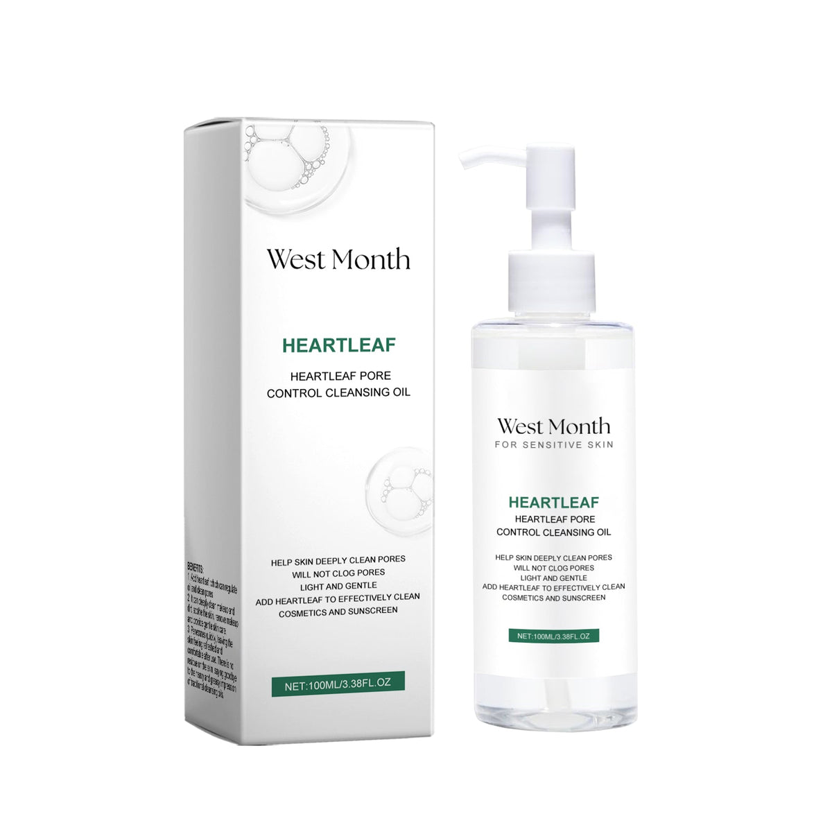 Heartleaf Cleansing Oil for Gentle Daily Pore Care