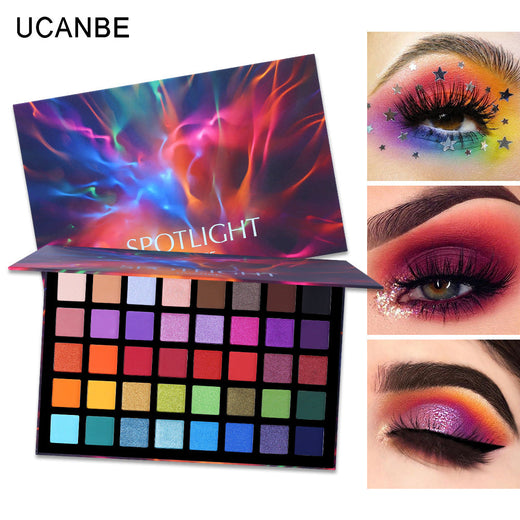 40-Color Eyeshadow Palette for Bold, Everyday Looks
