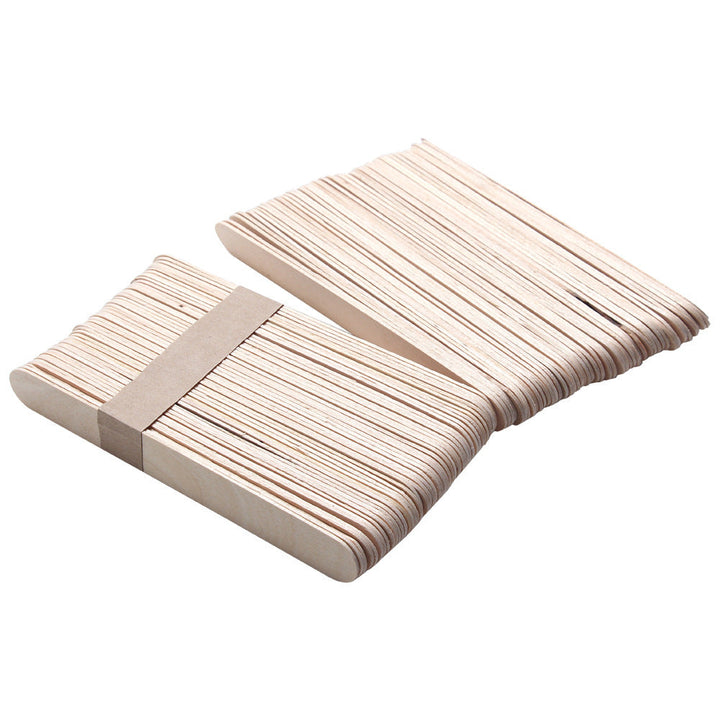 Waxing Spatula Sticks 100-Pack — Smooth Wood Applicators
