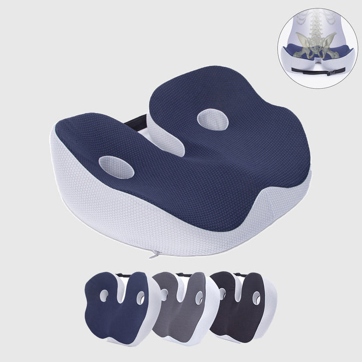 Memory Foam Hemorrhoid Cushion — Contoured Hip Relief
