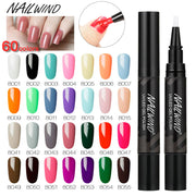 Venalisa brand logo with 60 colors palette display and two black pen applicators