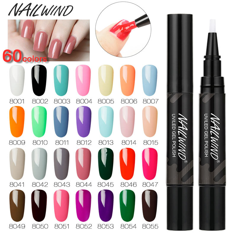 Venalisa brand logo with 60 colors palette display and two black pen applicators