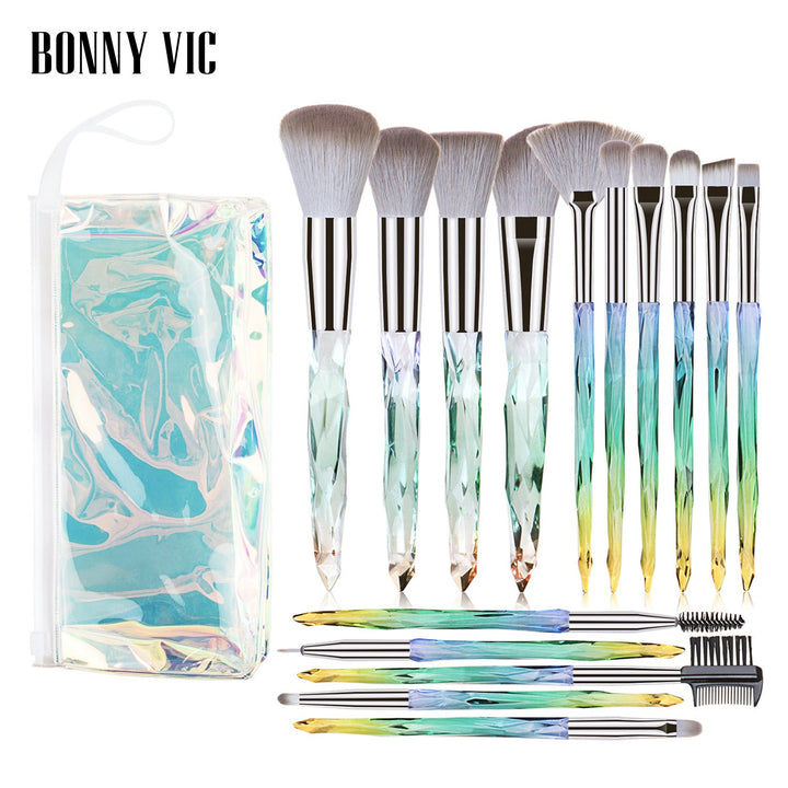 15-Piece Makeup Brush Set for Smooth, Blended Looks