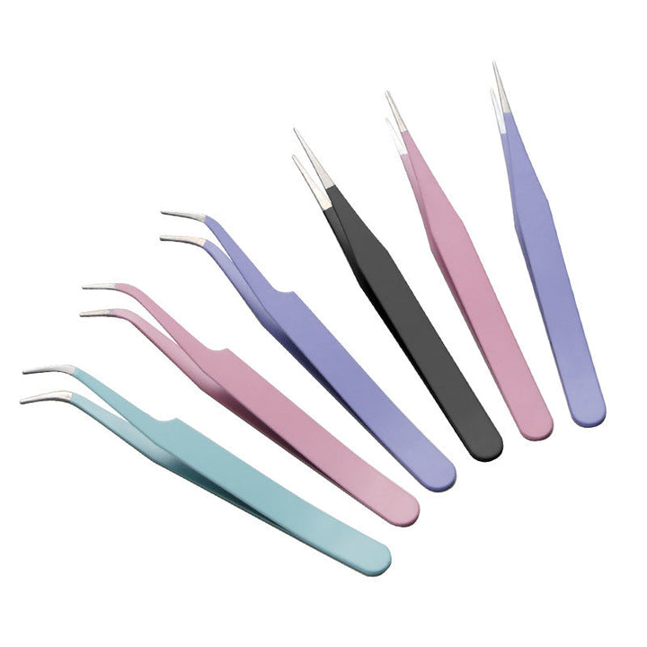 Craft Tweezers — Pastel Macaron Colors, Smudge-Free Sticker