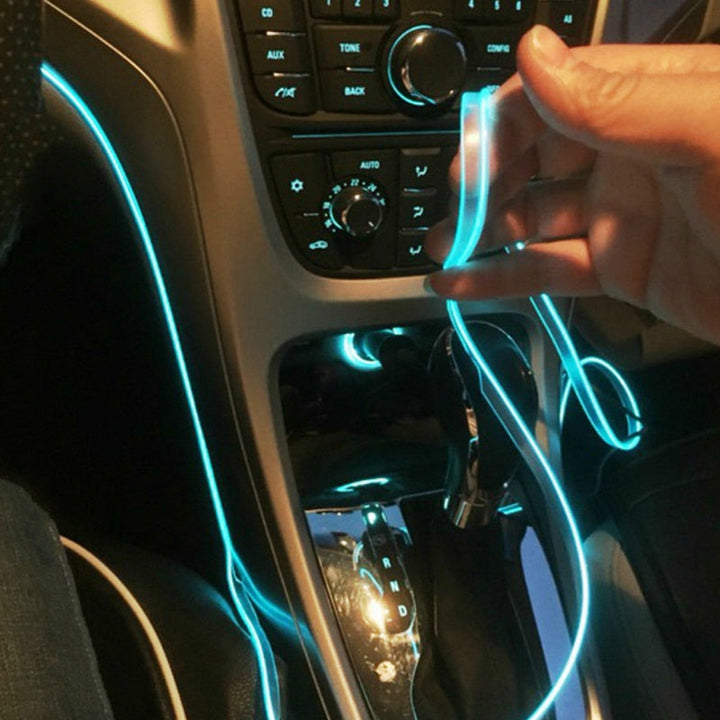 Car Interior LED Neon Strip — Customizable Glow for Dash