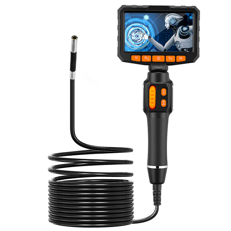 Waterproof Endoscope Camera — 360° Steering for Engine