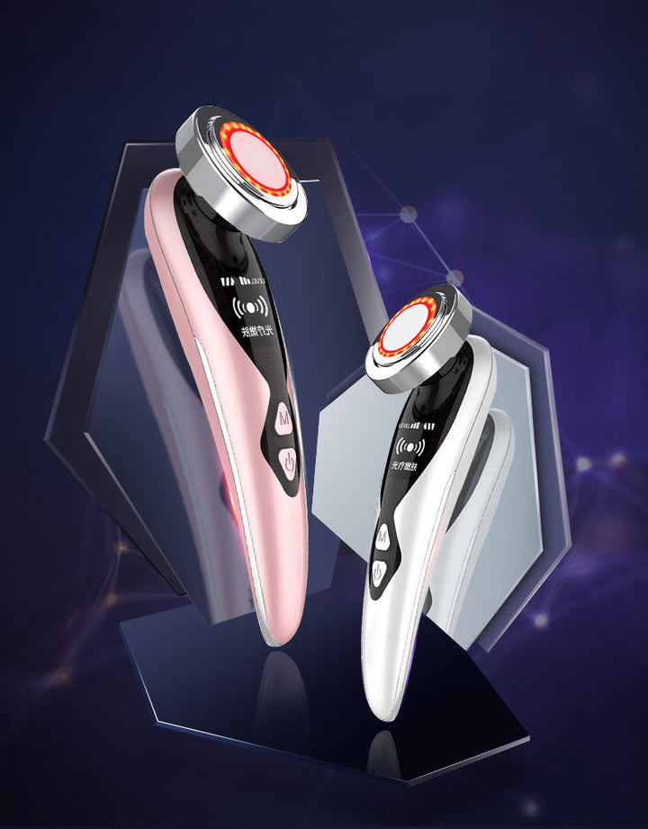 Facial Massager with Red Light Therapy — Lift & Firm Skin