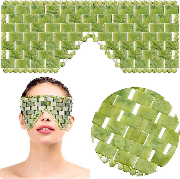 Jade Eye Mask for Cooling Spa-Like Eye Care Ritual