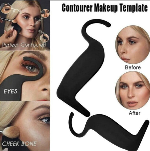 Makeup Contour Guide Tool for Even Face Definition