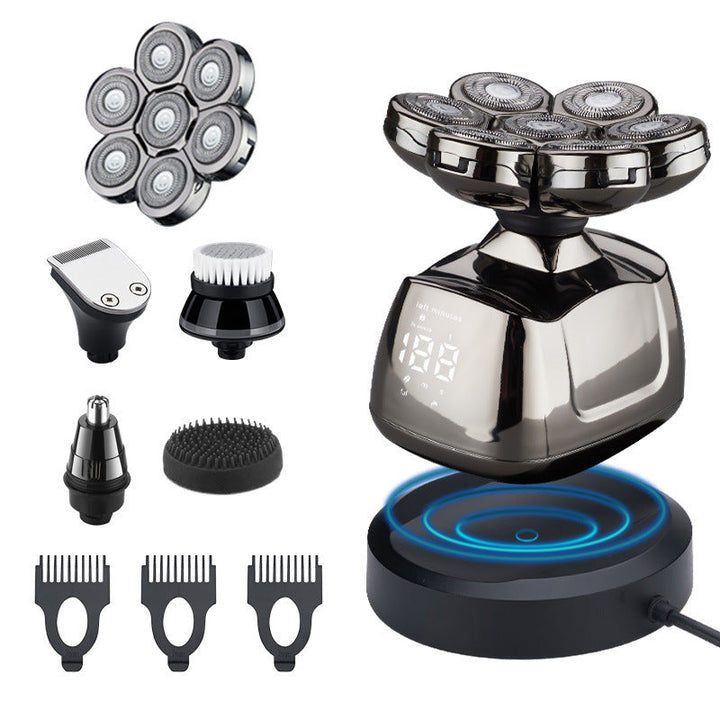 7D Floating Electric Shaver — Wet/Dry, USB Portable