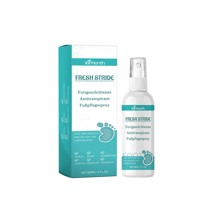 Foot Antiperspirant Spray - Fast Odor Elimination Formula