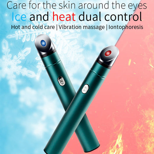 Dual-Temperature Eye Massager — 6-9°C Cold & 42°C Heat for