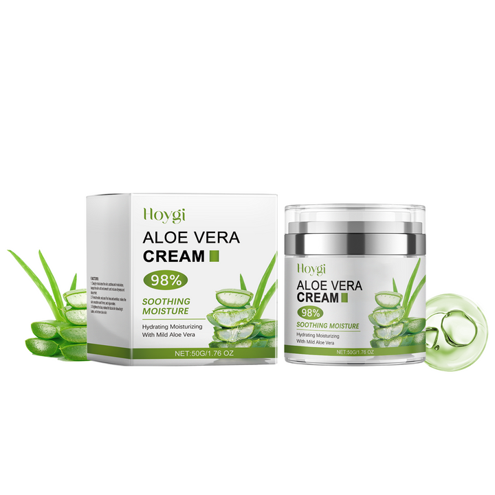 Aloe Vera Face Cream 98% for Dry, Dull Skin Relief