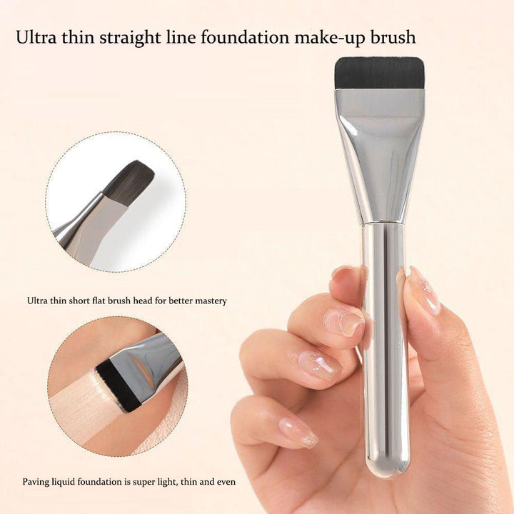 Straight Foundation Makeup Brush for Even Coverage