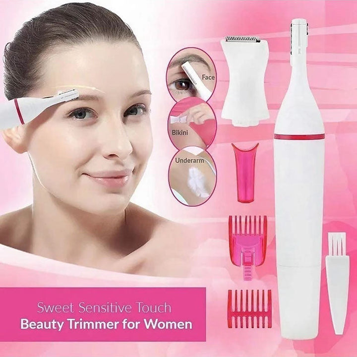 Women's Electric Eyebrow Trimmer — 5-in-1 Shaver & Groomer