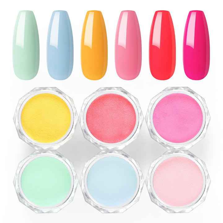 6-Piece Acrylic Nail Powder Kit — Salon Extensions