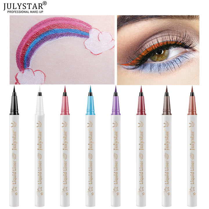 Fine Tip Colorful Liquid Eyeliner for Precise Looks
