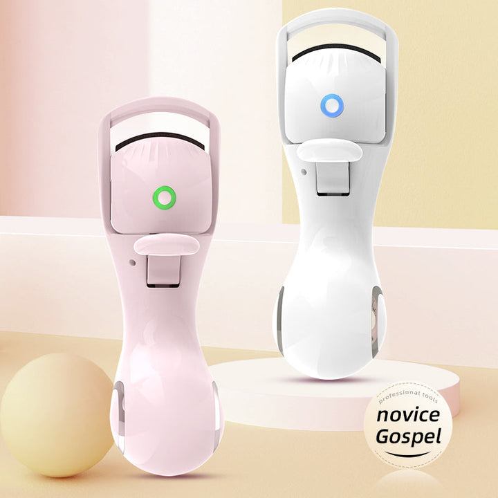 Electric Eyelash Curler — 3‑Temp Rechargeable, Memory, Compact