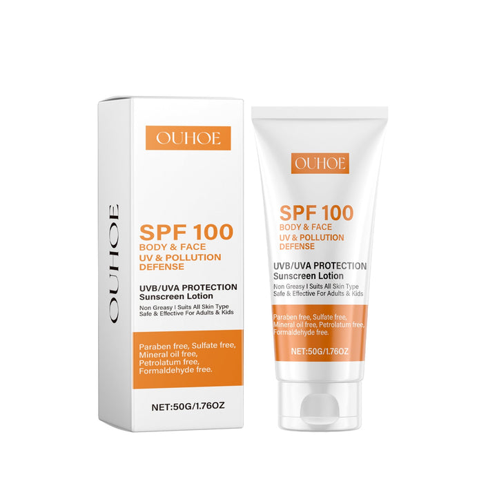 SPF 100 Face & Body Lotion – Non-Greasy UV Repair Cream