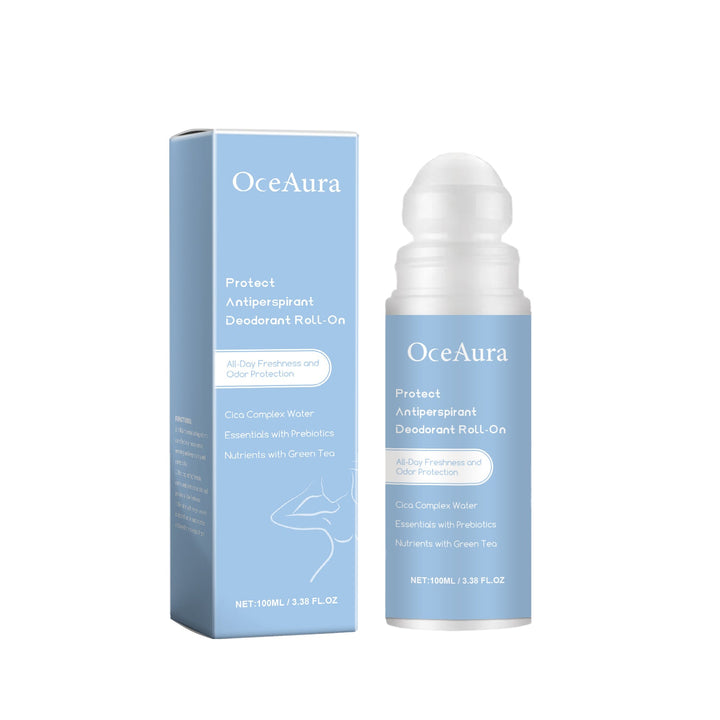 OceAura Roll-On Antiperspirant with Cica & Green Tea