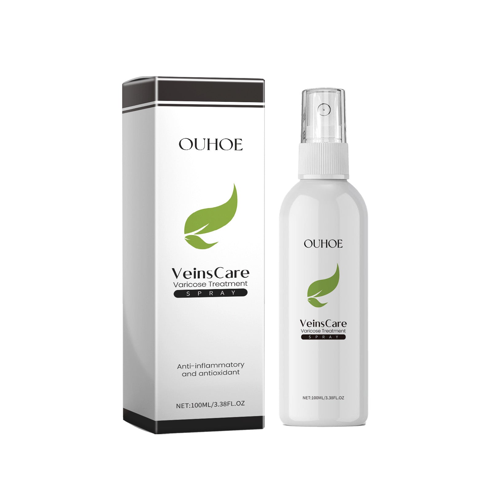 Duplicate packaging shot of product box and spray bottle
